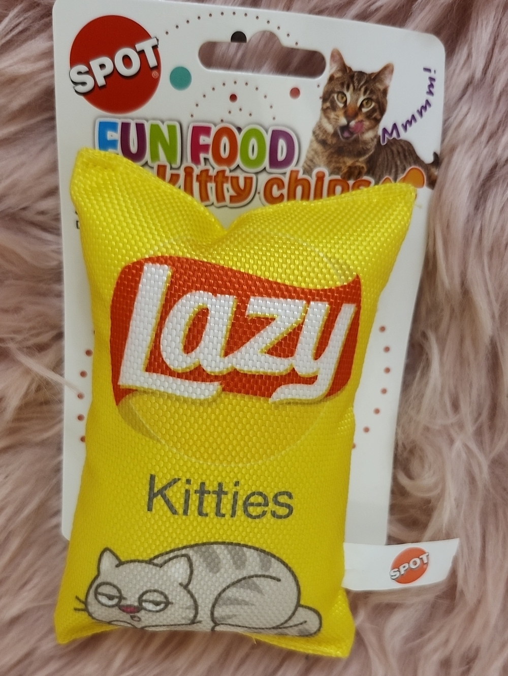 Brand New SPOT FUN FOOD KITTY CHIPS CATNIP CAT TOY